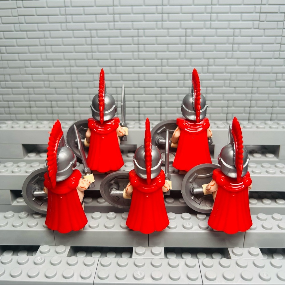 Spartan Warrior Custom Minifigures Lot of 5 - Picture 4 of 4